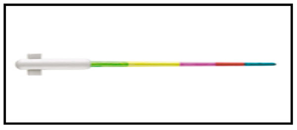 A Colorimetric Interdental Probe as a Standard Method to Evaluate Interdental Efficiency of Interdental Brush